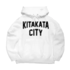 JIMOTOE Wear Local Japanの喜多方市 KITAKATA CITY ビッグシルエットパーカー