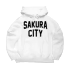 JIMOTOE Wear Local Japanのさくら市 SAKURA CITY Big Hoodie