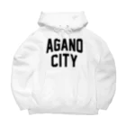 JIMOTO Wear Local Japanの阿賀野市 AGANO CITY ビッグシルエットパーカー