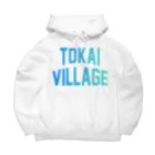 JIMOTOE Wear Local Japanの東海村 TOKAI TOWN ビッグシルエットパーカー