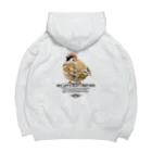 “すずめのおみせ” SUZURI店の一緒に遊ぼう！ 002 Big Hoodie