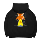 イラスト MONYAAT のバックプリント　たこさんwinなーとメンダコUFO Big Hoodie