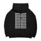 unimalのSpearlyパーカー黒 Big Hoodie