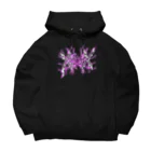 𝔛4𝔄𝔛の【X Thunder LŌGO X】 PURPLEVer. Big Hoodie