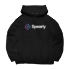 unimalのSpearlyパーカー黒 Big Hoodie