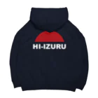 HI-IZURUの前も後ろもロゴロゴ、ビックシルエットパーカー Big Hoodie