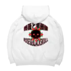 Ａ’ｚｗｏｒｋＳの薔薇と髑髏(両面プリント) Big Hoodie