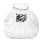 めおShopの胸毛 Big Hoodie