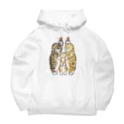 mofusandのもふもふ満員電車 Big Hoodie