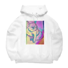 プリンショップのフレンチブル Big Hoodie