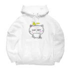 ema ショップの白猫のミャウ Big Hoodie