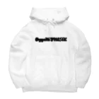 じっぱーのOgyaRi FREAK Foodie White Big Hoodie