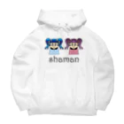 shamanのツインぴえん Big Hoodie