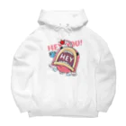 イラスト MONYAAT のHEY YOU!*釣れたかもA* Big Hoodie