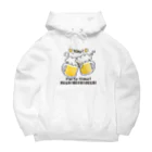 イラスト MONYAAT のBEER!BEER!BEER! A ビッグシルエットパーカー