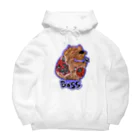 ぶたさんHOUSEのキラキラBOSS豚くん Big Hoodie