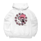 イラスト MONYAAT の働くにゃー Big Hoodie