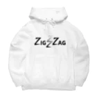 Ａ’ｚｗｏｒｋＳのジグザグ(英字＋１シリーズ) Big Hoodie