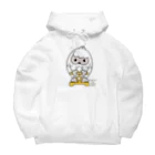 イラスト MONYAAT のはいきんりょくチェック L Big Hoodie