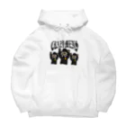 qqqの【CRAZY MENS】 Big Hoodie