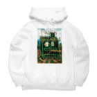 AkironBoy's_Shopのサボテンとサウナの融合 (Fusion of cactns and Sauna) Big Hoodie
