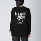 aoi.aoのBeach Vibes ビッグシルエットロングスリーブTシャツ