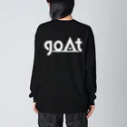 goAtのgoAtオリジナルグッズ：ブラック Big Long Sleeve T-Shirt