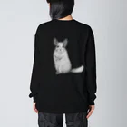 チンチラのパルのチンチラのパル　シルエットデザイン Big Long Sleeve T-Shirt