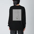 rilybiiのTULIP, white gray blue . Big Long Sleeve T-Shirt