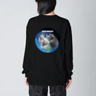 ちばっちょ【ち畳工房&猫ねこパラダイス】のトラ猫ワールド MEOW UNIVERSE Big Long Sleeve T-Shirt