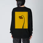 向日葵のWithered name Big Long Sleeve T-Shirt