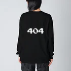 404errorの404error_ ビッグシルエットロングスリーブTシャツ