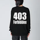 Error Correctionの403 Forbidden ビッグシルエットロングスリーブTシャツ