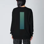 The Flos の02 Black (黒) ビッグシルエットロングスリーブTシャツ