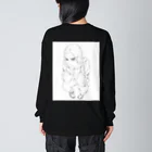 こまピペのdigital_5 black only Big Long Sleeve T-Shirt