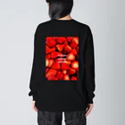 %PHZAKEのPHZAKE(ふざけ) / ストロベリー Big Long Sleeve T-Shirt