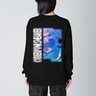 カムイハヤテのサイバーパンクスニーカー Big Long Sleeve T-Shirt