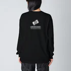 UROKODO Official Web Shopの白ロゴ-長袖BIGシルエットTシャツ Big Long Sleeve T-Shirt