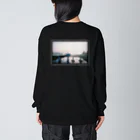 SYAREのphotograph long T-shirt Big Long Sleeve T-Shirt