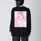 ペチコのぴんくくまさん Big Long Sleeve T-Shirt