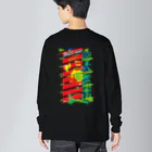 斬る'em ALL/DJつづきともみの【KJデザイン】 MEGALO MANIA-001-EX #MGLMNA Big Long Sleeve T-Shirt