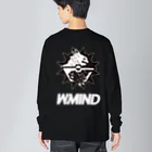 W-MINDのNeoTokyoPunks×W-MIND（文字付き） Big Long Sleeve T-Shirt