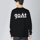 goAtのgoAtオリジナルグッズ：ブラック Big Long Sleeve T-Shirt