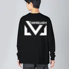 T-BRAVEのVANQUISH 巨大ロゴロンT 黒・ネイビー Big Long Sleeve T-Shirt