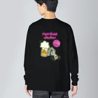 Siderunの館 B2の【バックプリント】のんべぇでちゅ！ Big Long Sleeve T-Shirt