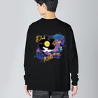 DUBPOPNITEANDMOREのDPN11 / BIG SILHOUETTE L/S TEE (purple nite) ビッグシルエットロングスリーブTシャツ