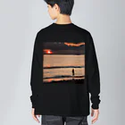 Chit-Chatのsunset ビッグシルエットロングスリーブTシャツ