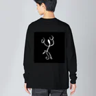 Bonbaのスネークマン（snake man）黒ver Big Long Sleeve T-Shirt