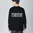 8wariのはちわれ猫の証明写真 Big Long Sleeve T-Shirt