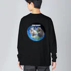 ちばっちょ【ち畳工房&猫ねこパラダイス】のトラ猫ワールド MEOW UNIVERSE Big Long Sleeve T-Shirt